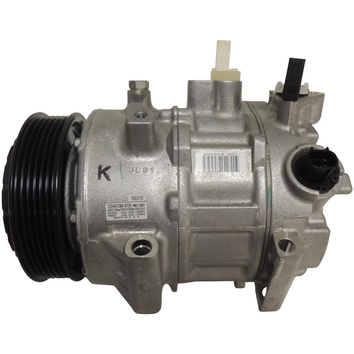 AC Compressor With Clutch 18-22 Toyota Camry 2.5L 19-22 RAV4