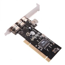 US Premium 4 Port Firewire IEEE 1394 4/6 Pin PCI Controller Card Adapter