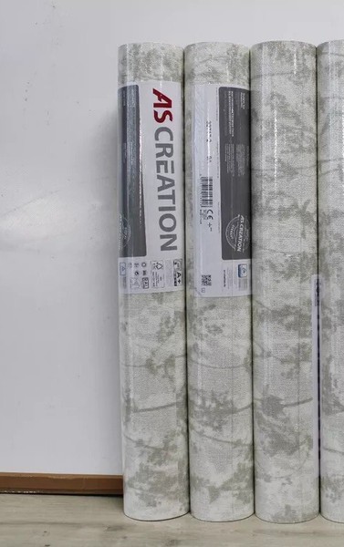 3 Rollen Vliestapete As Creation Borneo 32717-2 Creme-Beige Gemustert-image