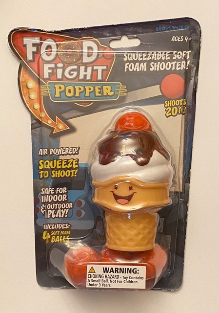 ice cream cone foam ball shooter toy
