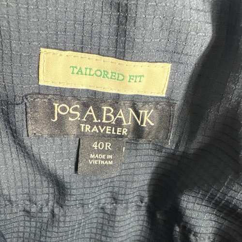 Jos. A Bank Traveler Active Chino Shorts Mens 40R x 9" Flat Front Navy NWT - Picture 9 of 10