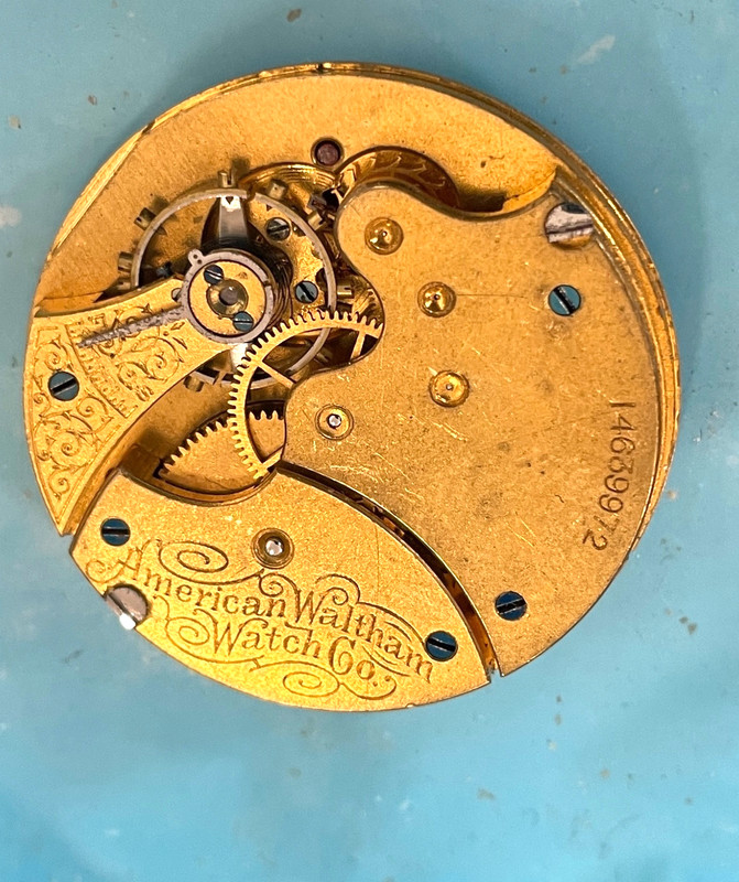 1903 Waltham Model 1890 Grade J 7J 6s Pocket Watch Movement For Repair