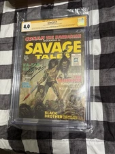 Savage Tales #1 Signed By Roy Thomas And Gerry Conway
