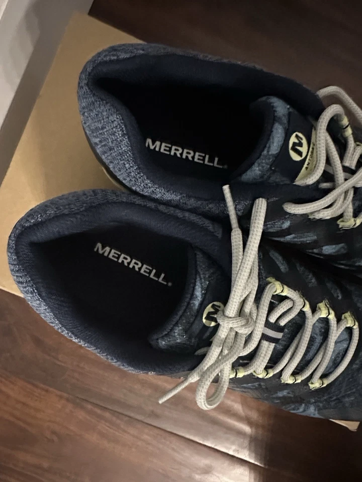 Nuevas Zapatillas Mujer Merrell Antora 2 Estampado Azul, Talla 10M Foto 3 de 4