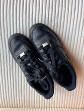 Size 5 GS - Nike Air Force 1 Low Triple Black - 314192-009
