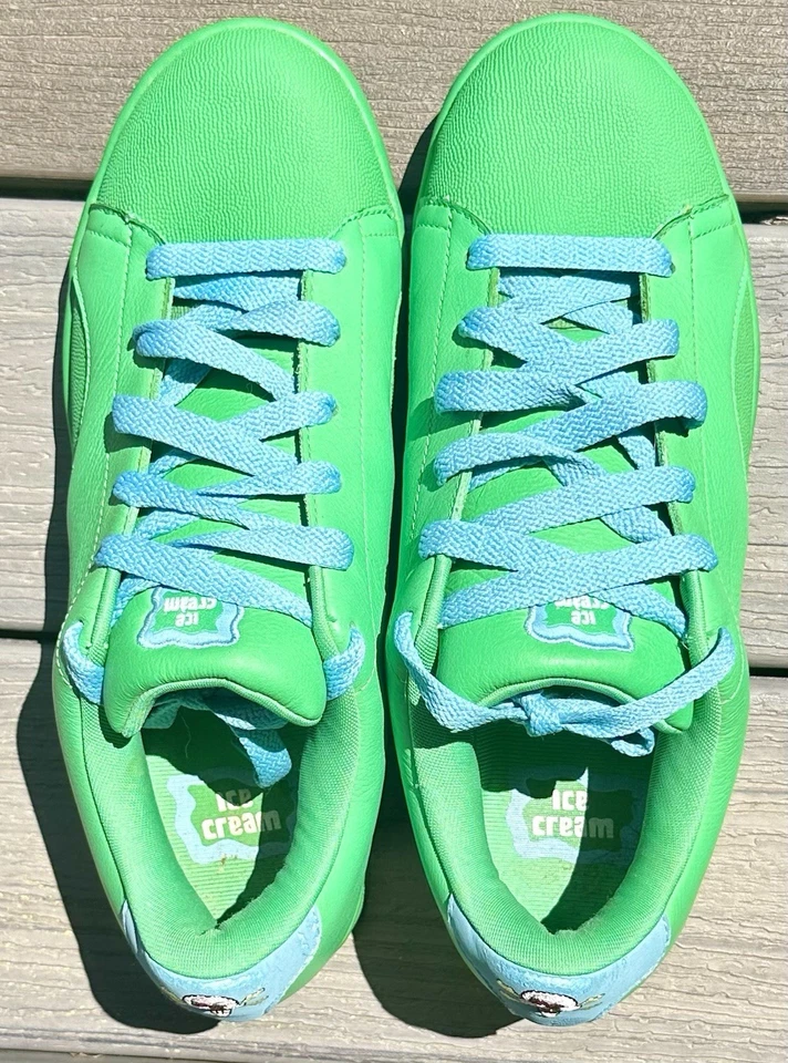 Sapato BBC X Reebok Ice Cream Board Flip 2 Verde (Tamanho EUA 10)  - Imagem 2 de 4