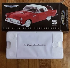 WIX COLLECTIBLES 1956 Ford Thunderbird Red 1/24 Heavy Diecast CAR #99156