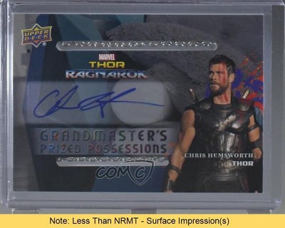 2017 Upper Deck Marvel Thor: Ragnarok /100 Chris Hemsworth #GP-1 Auto READ uf7