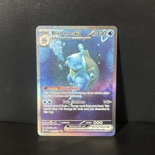 Pokemon Blastoise ex 200/165 SV 151 Special Illustration Rare Full Art Holo on eBay