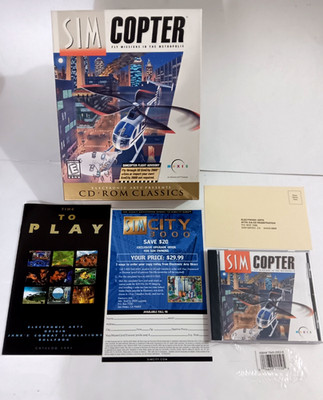 SIM Copter Maxis Windows 95 Cd-rom