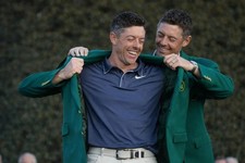 Rory McIlroy 2026 Masters Green Jacket Ceremony Golf Photo Reprint