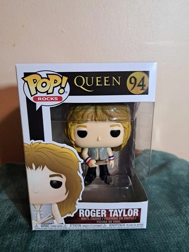 Funko POP!  Queen: Roger Taylor w Drumsticks - 94 Rocks w/Protector