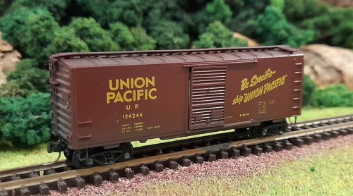* N Scale * Kadee * Union Pacific 40' Single Door Boxcar 124244 * BOXED * 20070 | Zustand: Used