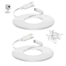 2-Pack 30 Ft Power Cord for Blink Mini 2, Blink Outdoor 4 Camera, Long USB C Ext