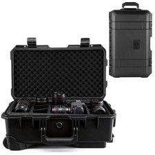 Equipment Trolley Case 22x 14 x 9 in Rolling Camera Carrying Bag