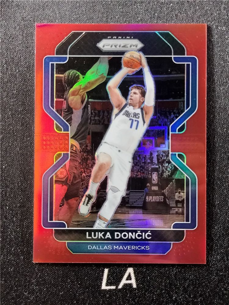 Luka Doncic 2021-22 Panini Prizm Red Prizm  /299 #223