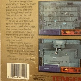 Vindicators Tengen NES Nintendo - CIB Complete in Box, Super Nice Condition!