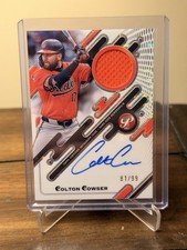 2025 Topps Pristine Colton Cowser Auto Pieces Relics Refractor /99 #PPAR-CC