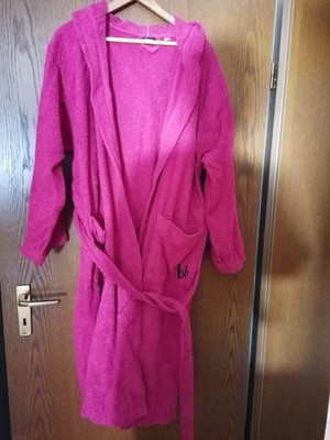 Damen Bademantel Gr. XL mit Kapuze