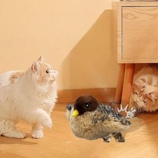Chirping Bird Cat Toys Automatic Kitten Toy for Bored Indoor Cats