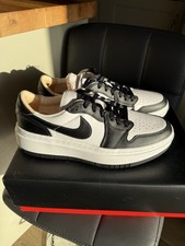 Nike AIR JORDAN 1 ELEVATE LOW scarpe da ginnastica donna nero/bianco DH7004 109 UK 8,5 nuove