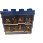 Set Of 16 assorted LEGO Minifigures With Lego Display Case