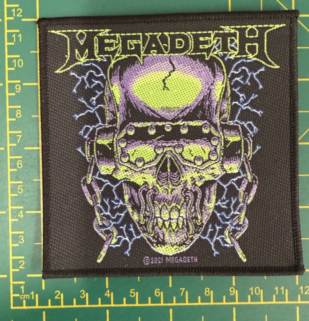 Megadeth Vic Rattlehead Woven Sew On Patch Officially Licensed
