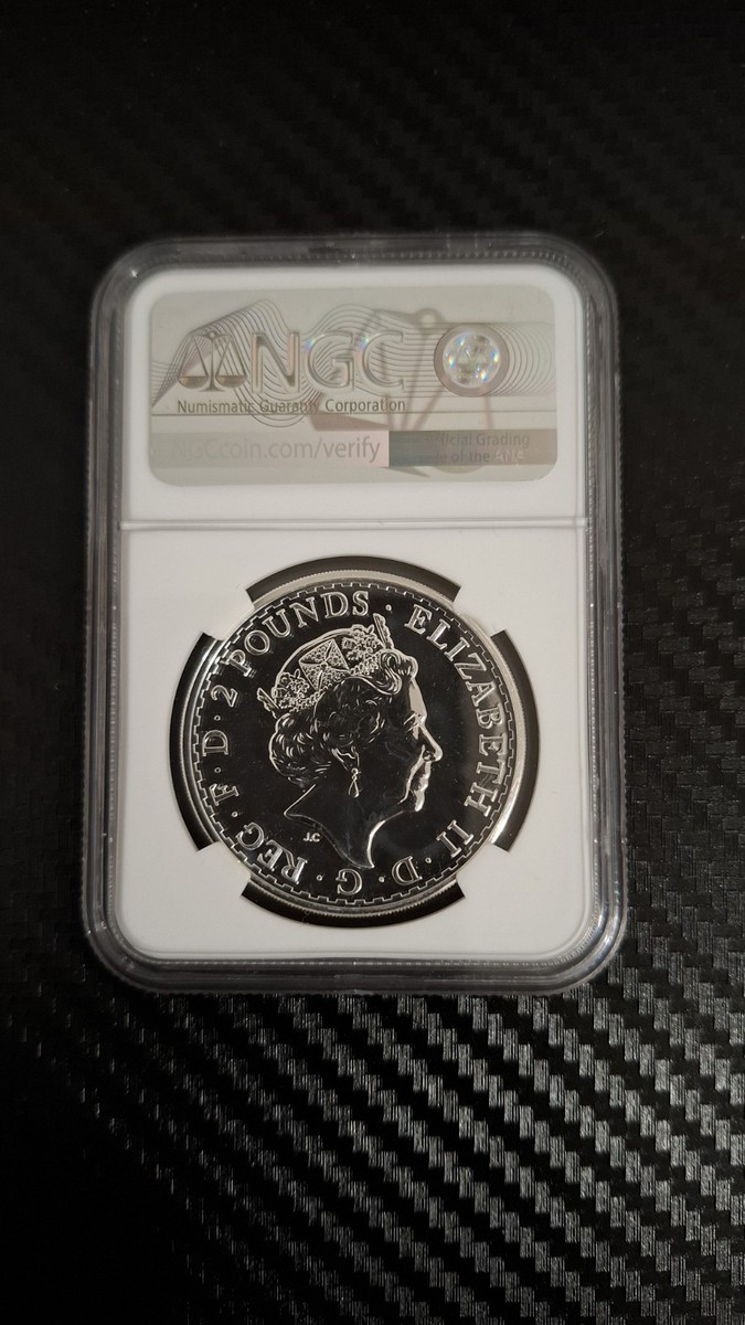 ★TOP POP MS69 DPL 2017年 イギリス プラチナ婚式 £20 2018 G. Britain Silver 2 Pounds Britannia MS 69 DPL NGC | eBay