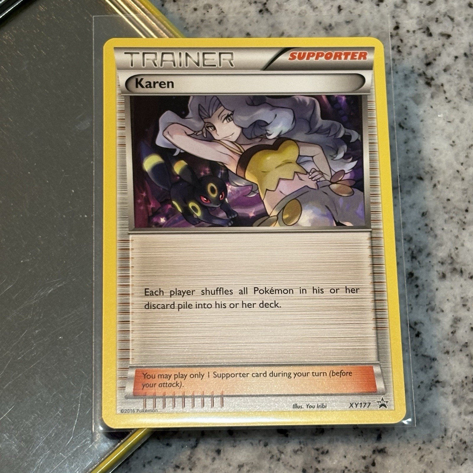 Karen XY177 MINT!! 💎 | INSANE XY Era GRAIL! | Pokémon 2016 TCG Card NM