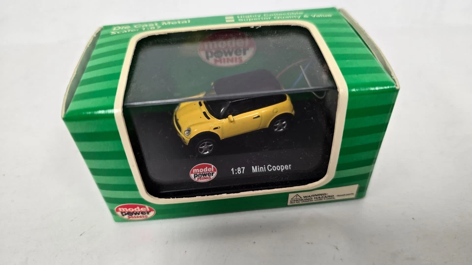 MODEL POWER MINIS #19130 HO SCALE MINI COOPER NEW IN BOX Free S&H - Image 2 of 4