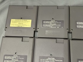 Nintendo NES Spiele Sammlung - 10 Spiele - Kirby`s Adventure - Turtles 2 Top Gun