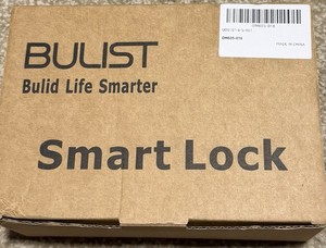 BULIST Smart Door Lock DM605-016 Brown Cardboard Electronic Lock MPN DM605-016