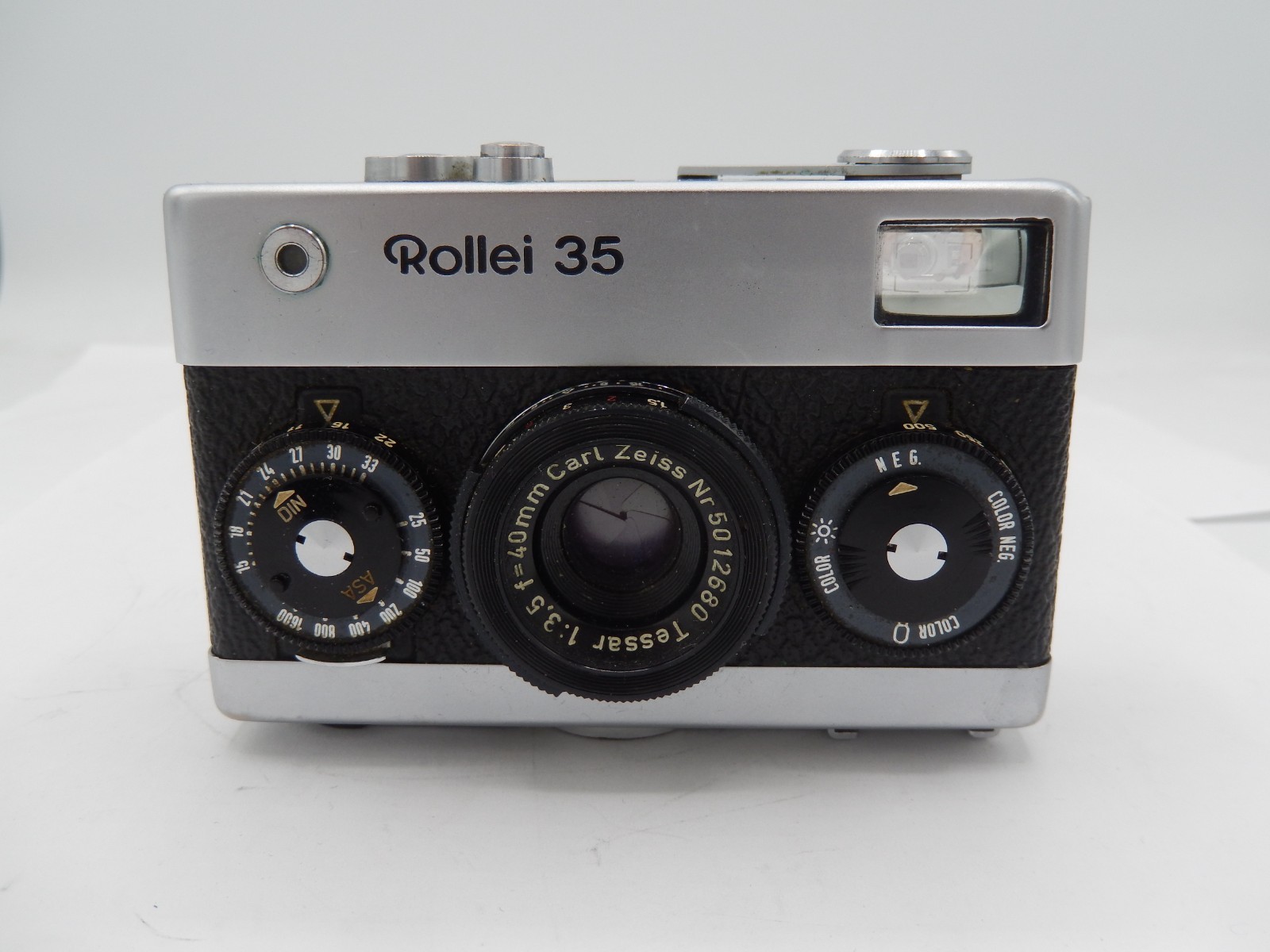 Rollei 35 made in germany mit CarlZeiss Tessar 3,5/40 vom Fachhändler Teildefekt