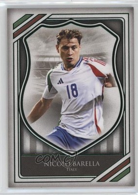 2025 Unique World Football Heritage Midfielder Emerald /24 Nicolo Barella 1n7u
