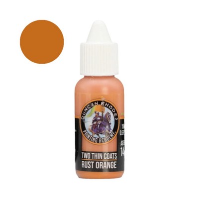Duncan Rhodes TWO THIN COATS Rust Orange