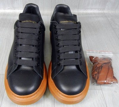 Alexander McQueen Oversized Sneaker Black Cedar Shoes 553680 Men's