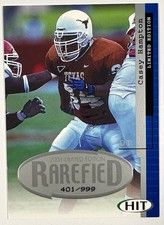 2001 SAGE Hit - Rarefied Casey Hampton, Texas, Steelers #R19 Silver /999 (RC)