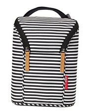 Baby Breastmilk Cooler Insulated Bottle Bag, 1 Count Pack of 1 Black/White