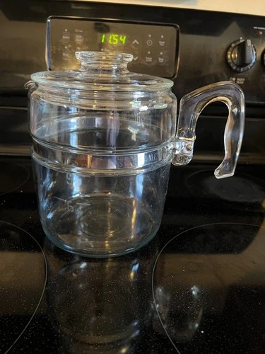 Vintage PYREX Percolator 9 Cup Coffee Pot Body & Lid Only 7759 Replacement Parts