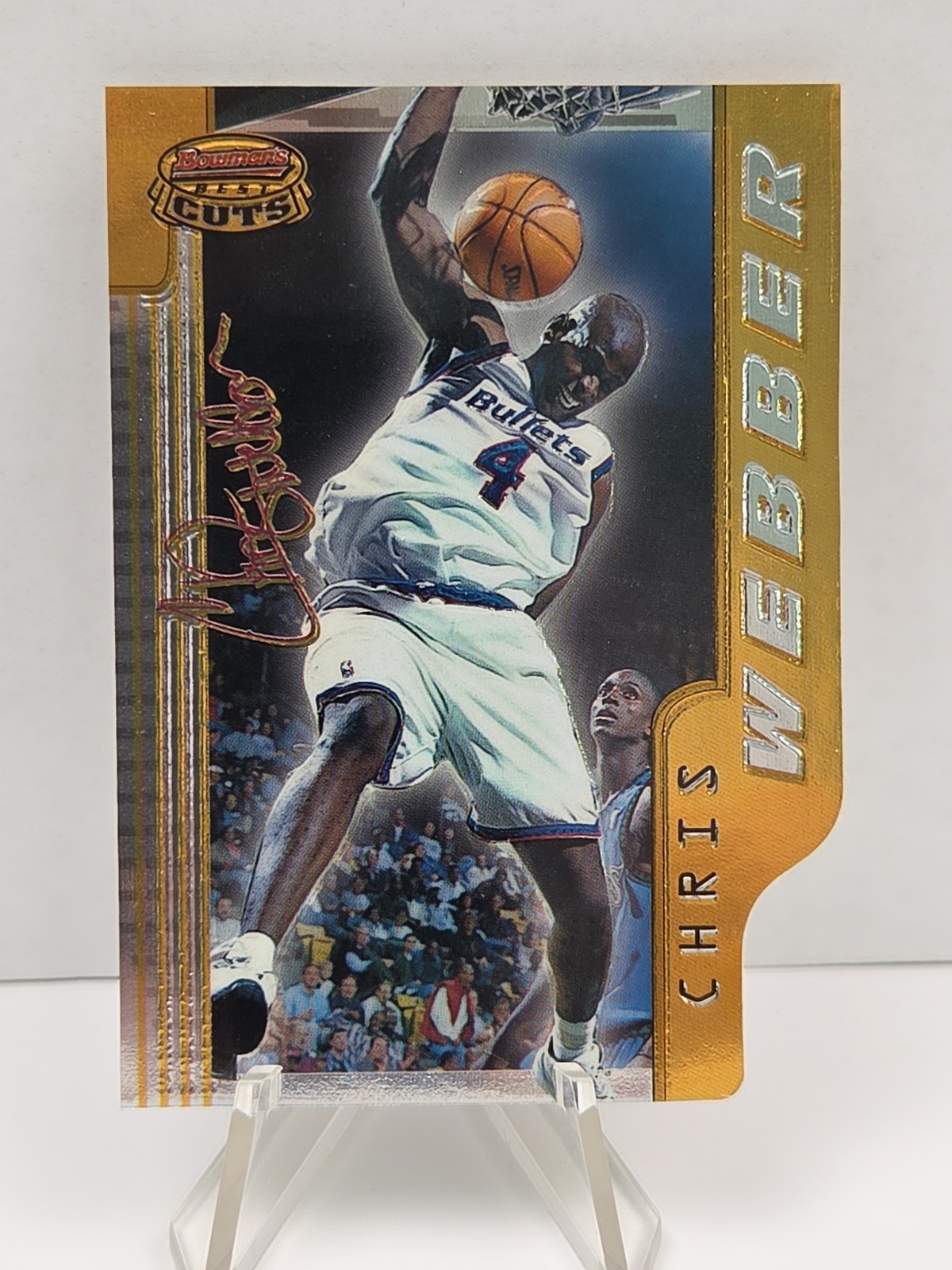 1996-97 Bowman's Best - Cuts Chris Webber #BC18