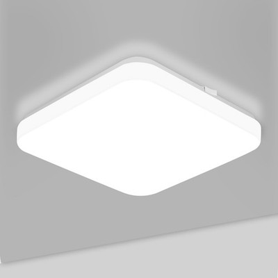 Lepro Deckenleuchten 24W, 2400lm superhell 23*23*5,5cm, tageslichtweiß 