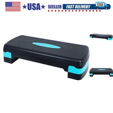 Adjustable Workout Aerobic Stepper Step Platform Trainer, 27-Inch, Multiple C...