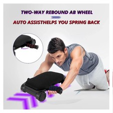Automatic Rebound Ab Roller Wheel Core Workout  Pilates Board Equipment