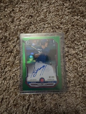 2026 Bowman Kade Snell 1st Auto True Green 95/99