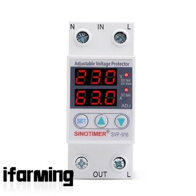Over Voltage Protection Limit Current Dual Display Adjustable Voltage Monitoring