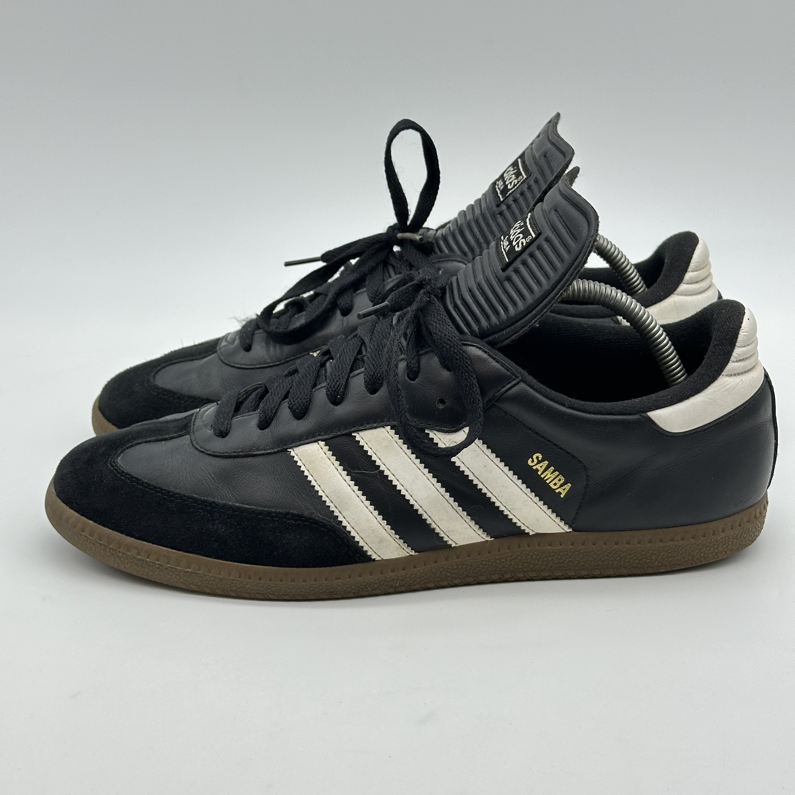 SAOLA Vintage Adidas Samba uomo taglia 11 classico calcio futbol suola gomma 034563 Y2K