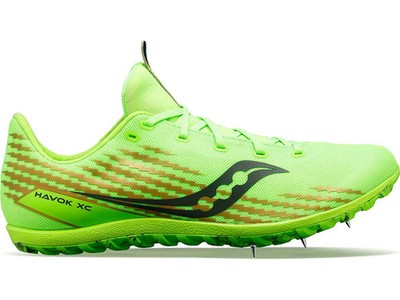 Men's Saucony Havok XC 3, Slime, 8.5 D Medium US