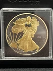 2021 1oz Silver Liberty Eagle “Gold Ring Edition” with COA Sleeve.