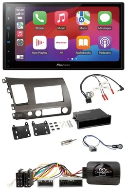 Pioneer DAB USB Lenkrad Bluetooth 2DIN Autoradio für Honda Civic 06-10 Hybrid an - Bild 1 von 4