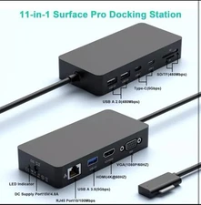 Microsoft Expansion Dock Surface Computer Dedicated, SHC791 Triple Display